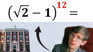 A tricky problem from Harvard University Interview [upl. by Favata]