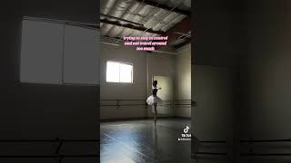 FOUETTÉ SEQUENCE balletpirouettesfouettestwirlinspirationmotivationballetdancertutu [upl. by Blaine542]