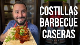 ¡Cómo hacer Costillas en Salsa BBQ Casera  Receta Fácil [upl. by Pump272]