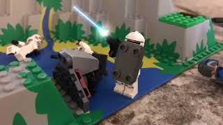 Clones vs droids battle pack stop motion [upl. by Suolevram]