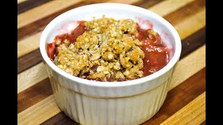 Simple Rhubarb Crisp [upl. by Giah]