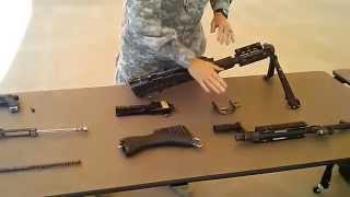 M240 Disassembly Combat Speed [upl. by Akihc]