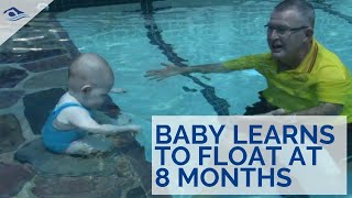 Baby Learns To Float At 8 Months [upl. by Rech]