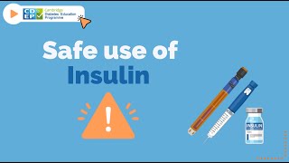 Safe Use of Insulin [upl. by Rafaelia]