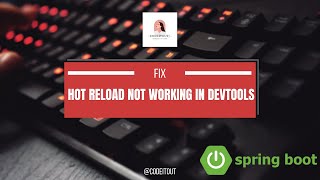 How to fix hot reload not working in devtools dependency in SpringBoot  devtools in Intellij [upl. by Heida]