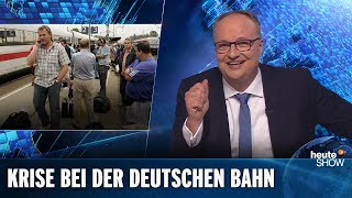 Die Deutsche Bahn ist technisch auf dem Stand des 19 Jahrhunderts  heuteshow vom 30112018 [upl. by Noivart]