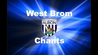 West Bromwich Albions Best Football Chants Video  HD W Lyrics [upl. by Llekcir801]