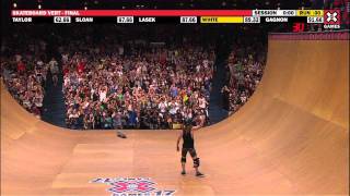 Shaun White and PierreLuc Gagnon 2011 Skateboard Vert Battle for Gold  World of X Games [upl. by Nodnyl221]