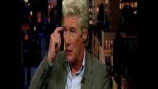 The Hunting Party Richard Gere  David Letterman Show [upl. by Yrebmik]