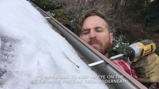 Replacing Gutter Spikes With Screws DIY [upl. by Salamanca]