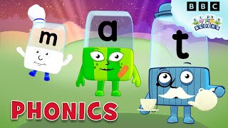 One Syllable Words  Phonics for Kids  Learn To Read  Alphablocks [upl. by Sardella182]