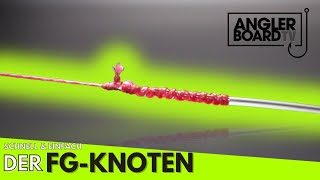 FGKnoten  schnell einfach und sicher  der stärkste Angelknoten  easy way to tie FG Knot [upl. by Eibloc]