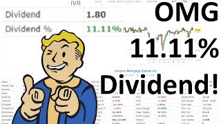 IVR stock research Invesco Mortgage Capital pays 11 dividends [upl. by Chi]