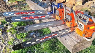 FarmerTec G888 Husqvarna 266sg 281xp and John Cutter G5800 Big knotty oak [upl. by Repard]