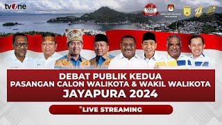 LIVE Debat Publik Kedua Pasangan Calon Walikota amp Wakil Walikota Jayapura 2024  tvOne [upl. by Haneekas]