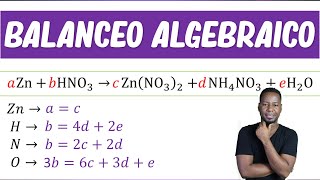 Cómo BALANCEAR ECUACIONES QUÍMICAS por el MÉTODO ALGEBRAICO [upl. by Innad324]