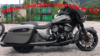 Indian Chieftain Dark Horse 116 ProbefahrtTest [upl. by Enaffit]