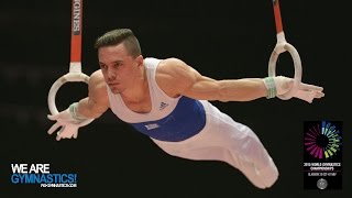 PETROUNIAS Eleftherios GRE  2015 Artistic Worlds  Qualifications Rings [upl. by Ylrebmyk238]