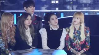 FANCAM BLACKPINK REACTION TO BIGBANG FXXK IT 20161226 SBS GAYO DAEJUN [upl. by Ailemap797]