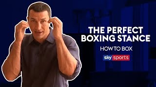 How to have the Perfect Boxing Stance 🥊 Wladimir Klitschko Masterclass  How To Box [upl. by Eriha]