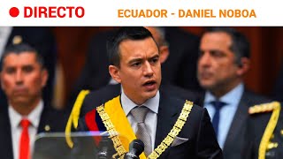 ECUADOR DANIEL NOBOA es INVESTIDO PRESIDENTE en la ASAMBLEA NACIONAL  RTVE Noticias [upl. by Newg]