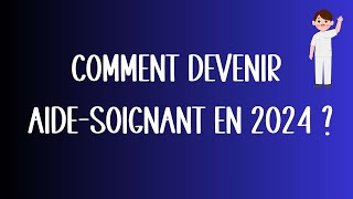 Comment réussir le concours aide soignante en 2024 [upl. by Lekram]