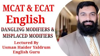 DANGLING MODIFIERS amp MISPLACED MODIFIERS By Usman Haider Yaldrum English Guru [upl. by Colas]