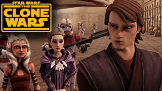 Ahsoka and Padme tease Anakin  Star Wars The Clone Wars Scene EDIT [upl. by Ardeid857]