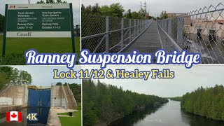 Ranney Gorge Suspension Bridge Campbellford ON 🇨🇦  An Epic Walkway amp Most Beautiful Scenic View [upl. by Almat588]