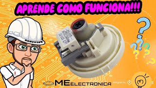 🤔Cómo funciona un presostato electrónico de Lavarropas Bien explicado ME electronica [upl. by Nahseez]