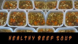 How to Make Homemade Beef Soup from Scratch [upl. by Rohn]