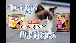 Katzenfutter ANIMONDA CARNY ADULT im Test  Nassfutter für Katzen  Review  JulisTierfuttertest 3 [upl. by Avis498]