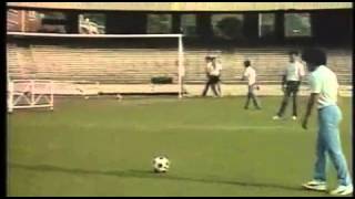 Maradonas first time in San Paolo stadium Amazing free kick [upl. by Marlane435]