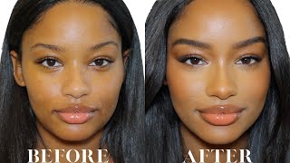 EASYBEGINNER EVERYDAYMAKEUP ONLY USING DRUGSTORE PRODUCTS  A quotYOU BUT BETTERquot MAKEUP TUTORIAL [upl. by Mccoy330]