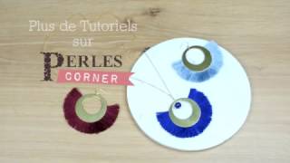 Tutoriel Créoles et Sautoir Folies par Perles Corner [upl. by Ludwog]