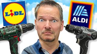 LIDL gegen ALDI  Parkside vs Ferrex Akkuschrauber Test  Werkzeug News 277 [upl. by Geraud]