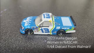 2023 Hailie Deegan Women In NASCAR 164 Diecast From Walmart [upl. by Rimhsak]