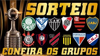 LIBERTADORES 2022  SORTEIO FASE DE GRUPOS [upl. by Amitarp]