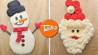 4 Way Christmas Cupcakes  Pull Apart Cupcakes  Christmas Desserts  Twisted [upl. by Arzed]