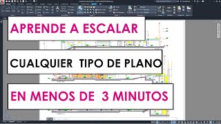 Como escalar en Autocad desde Layout bien explicado  2020 [upl. by Naleek]