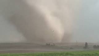 21 May 24  South of Greenfield Iowa North America  Tornado destroys windmills AT ReedTimmerUSA [upl. by Dagna656]