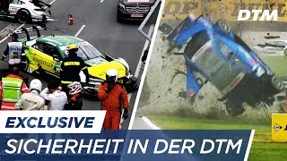 Crash bei 255kmh So sicher sind die DTMAutos [upl. by Selym]