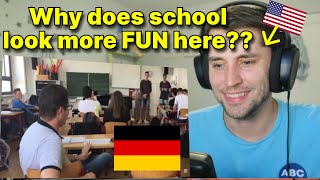 A day in German high school American Reaction [upl. by Verger999]