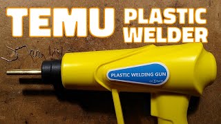 Temu plastic welder with schematic [upl. by Lekcar]