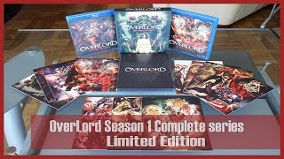 RightStuf Unboxing  OverLord Season One Limited Edition BlurayDVD  2016 [upl. by Aitenev994]