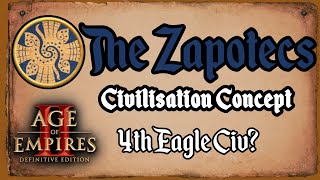 The Zapotecs  AoE2 Civilisation Concept including tech tree [upl. by Hooker]