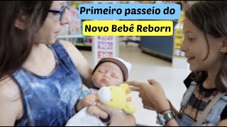 PRIMEIRO PASSEIO DO NOSSO BEBÊ REBORN NA TOYS R US LOJA DE BRINQUEDO EM ORLANDO [upl. by Eveiveneg]