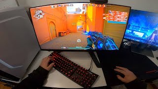 VALORANT GAMEPLAY POV 240hz Monitor ASMR [upl. by Araem]