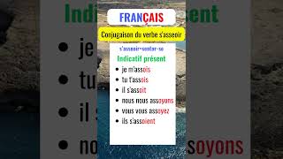 Conjugaison du verbe sasseoir au présent de lindicatif français frances auladefrancês french [upl. by Toiboid]