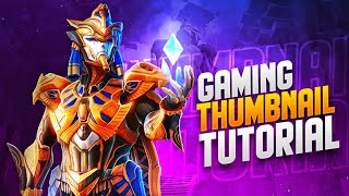 How To Make Gaming Thumbnail On Android ll Mrgraphiz [upl. by Enitsirk]